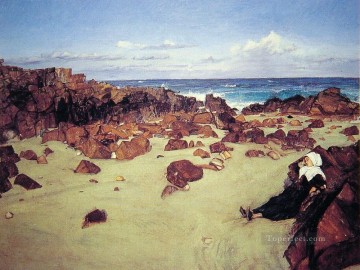 ブルターニュの海岸 ジェームズ・アボット・マクニール・ウィスラー Oil Paintings